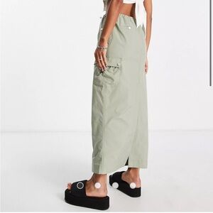 Emory Park Sage Green Midi / Maxi Skirt